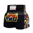 TOPKING トップキングショーツ タイボクシングショーツ ムエタイパンツ X PUCK THAI BOXING SHORTS 02 Black