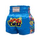 TOPKING トップキングショーツ タイボクシングショーツ ムエタイパンツ X PUCK THAI BOXING SHORTS 02 BLUE