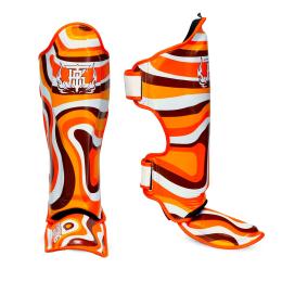 TOPKING トップキング シンガード TOPKING SHIN GUARDS ORANGE LAVA オレンジ