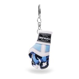 TOPKING BLUE CAMOUFLAGE MINI GLOVES KEY RINGS トップキング キーホルダー キーリング カモフラージュ ブルー
