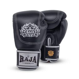 RAJA ラジャ キックボクシンググローブ P2 Premium gloves Raja Double Line (Black) ブラック