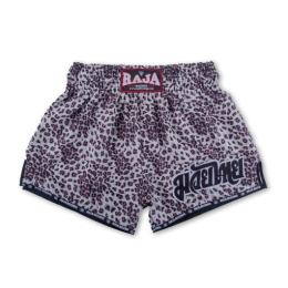 RAJA ラジャ キックパンツ ムエタイ パンツ White/Grey Leopard