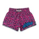 RAJA ラジャ キックパンツ ムエタイ パンツ Muay Thai Shorts – “Leo Pink”