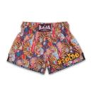 RAJA ラジャ キックパンツ ムエタイ パンツ Raja Boxing “Tiger Pat Yellow” Muay Thai Shorts