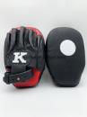 The K キングスポーツ パンチングミット フォーカスミット K-Focus Mitts-Small 小さめ ブラック/レッド