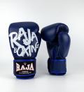 RAJA ラジャ キックボクシング Raja セミレザーグローブ モデル4 (ネイビー) Raja Gloves Semi Leather Model 4