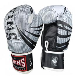 Twins Special ツインズ ファンシー グレー ブラック twins-fancy-gloves 8oz