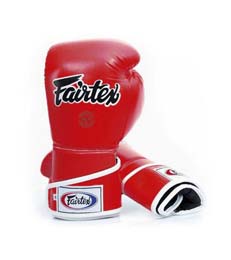 フェアテックス Fairtex アンギュラースパーリングボクシンググローブ ANGULAR SPARRING BOXING GLOVES  赤 レッド 16oz