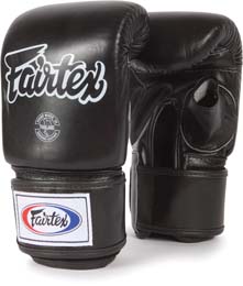 フェアテックス Fairtex ムエタイボクシング サンドバッグ パンチンググローブ 黒 ブラック Mサイズ