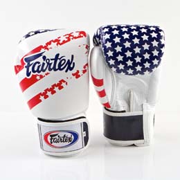 フェアテックス Fairtex タイトフィットユニバーサル ムエタイ ボクシンググローブ アメリカンフラッグ