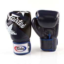 Fairtex ユニバーサル キックボクシンググローブ ネイションブルー 16oz