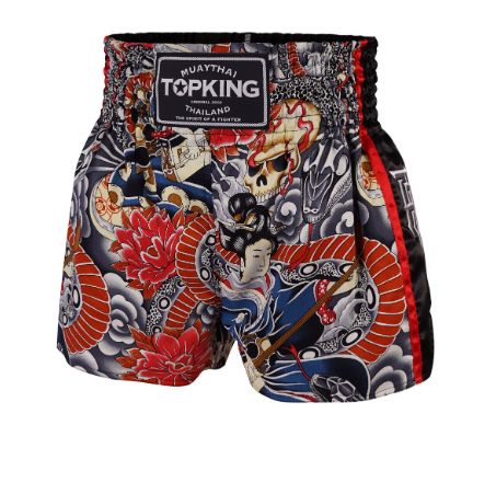 TOPKING トップキングショーツ タイボクシングショーツ ムエタイパンツ TKTBS-206 ブラック