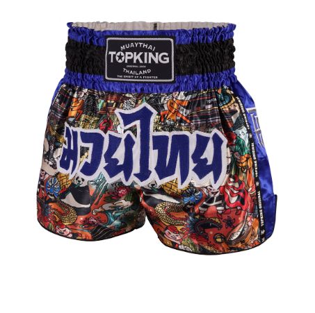 TOPKING トップキングショーツ タイボクシングショーツ ムエタイパンツ TKTBS-226 ブルー