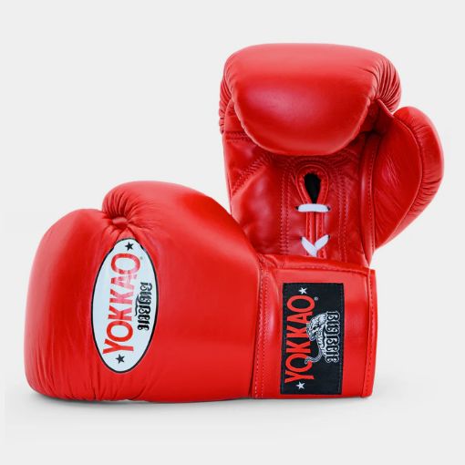 Yokkao ヨッカオ マトリックスレッド レースアップ ボクシンググローブ レッド