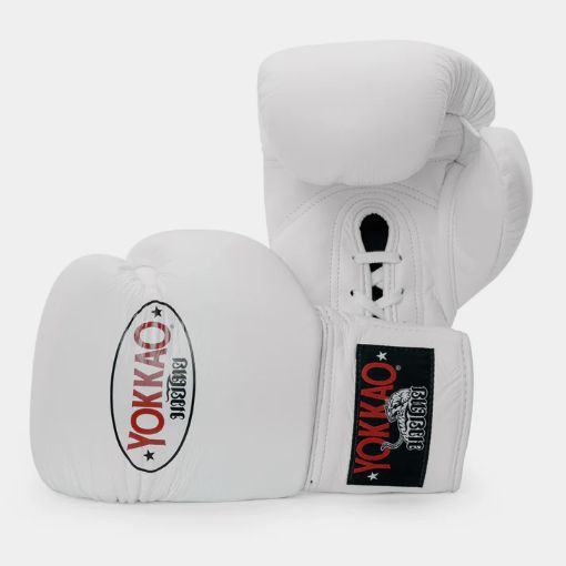 Yokkao ヨッカオ マトリックスホワイト レースアップ ボクシンググローブ ホワイト