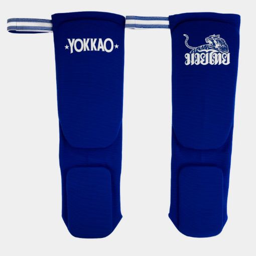 Yokkao ヨッカオ ムエタイボクシング シンガード ブルーコットン