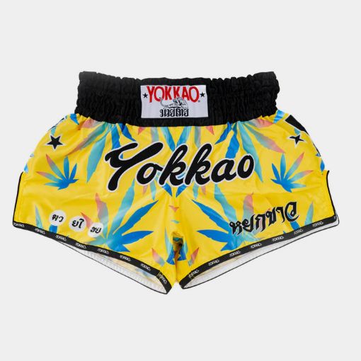 YOKKAO ムエタイショーツ Yokkao ヨッカオ ワックス ムエタイショーツ イエローの個人輸入