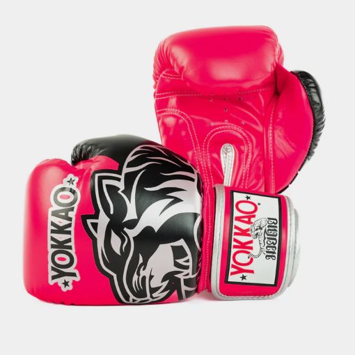 Yokkao ヨッカオ オリジナル ボクシンググローブ シルバー アブソリュートブラック