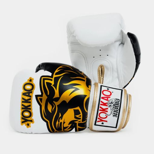 Yokkao ヨッカオ オリジナル ボクシンググローブ ゴールド アブソリュートホワイト