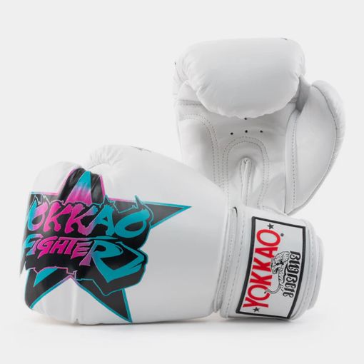 Yokkao ヨッカオ ファイターKO ボクシンググローブ ホワイト