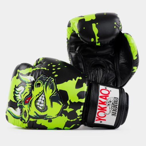 Yokkao ヨッカオ アングリーブル ボクシンググローブ ブラック