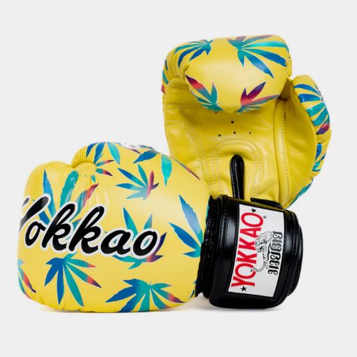 Yokkao ヨッカオ ワックス ボクシンググローブ イエロー